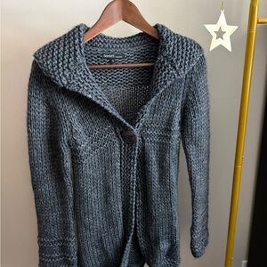 Bennett Women's Charcoal Knit Cardigan